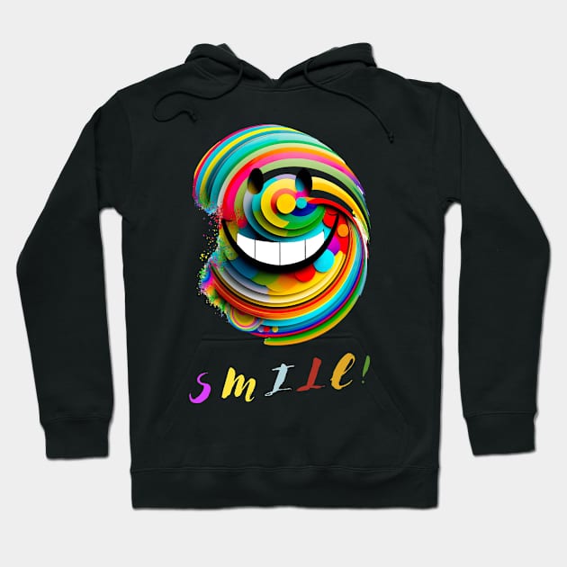 Smile and spread joy around you, Smiles are Contagious Hoodie by HSH-Designing